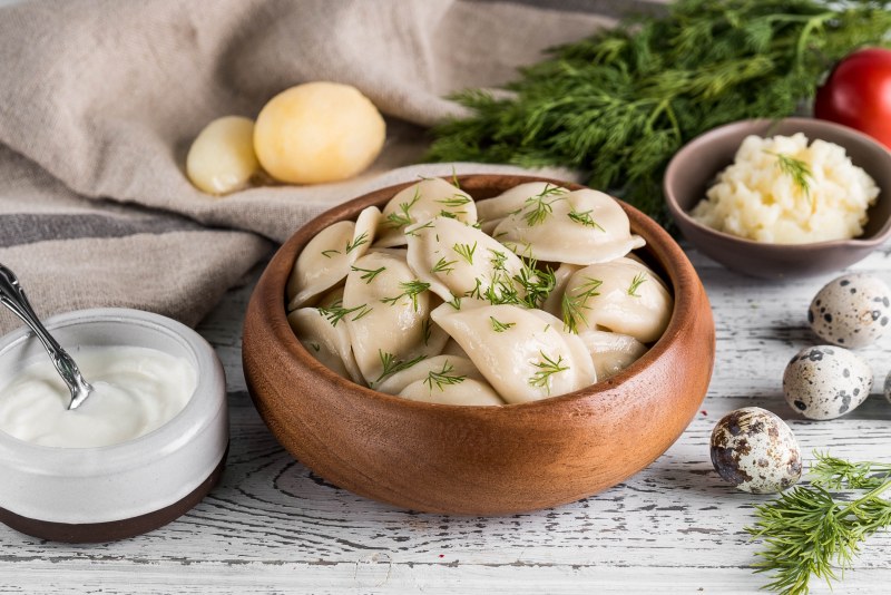 Вареники с картофелем