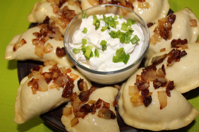 Вареники с картошкой и грибами
