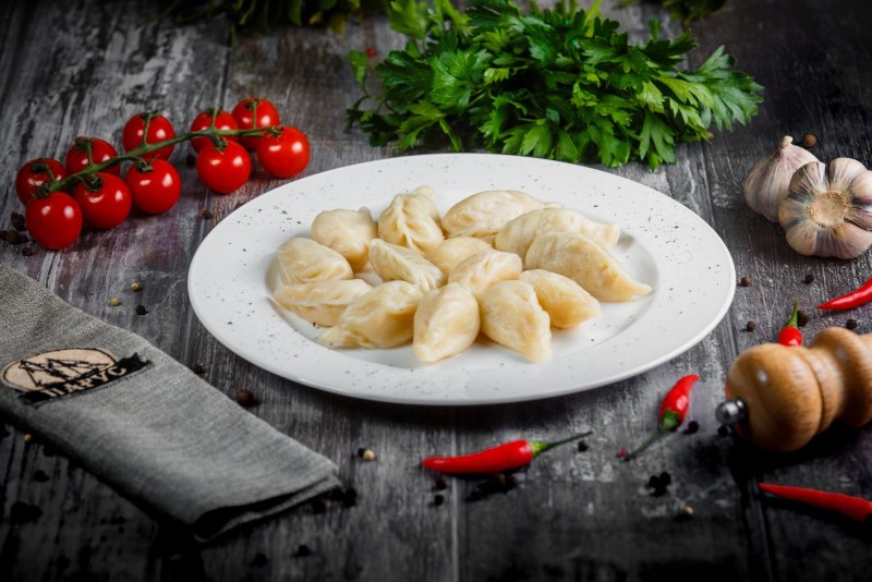 Пельмени с грибами
