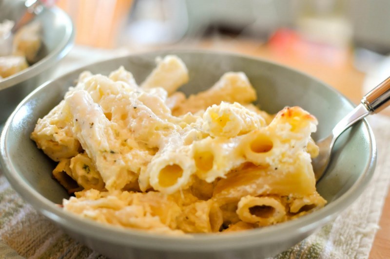 Макароны с сыром