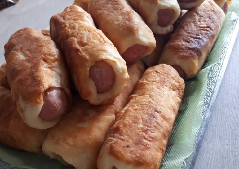 Сосиски в тесте домашние