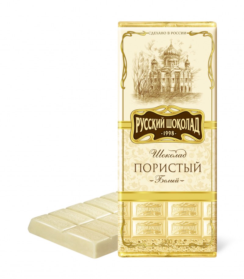 Шоколад воздушный молочный пористый 85гр