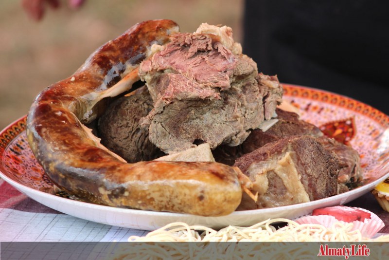 Башкирская колбаса казы