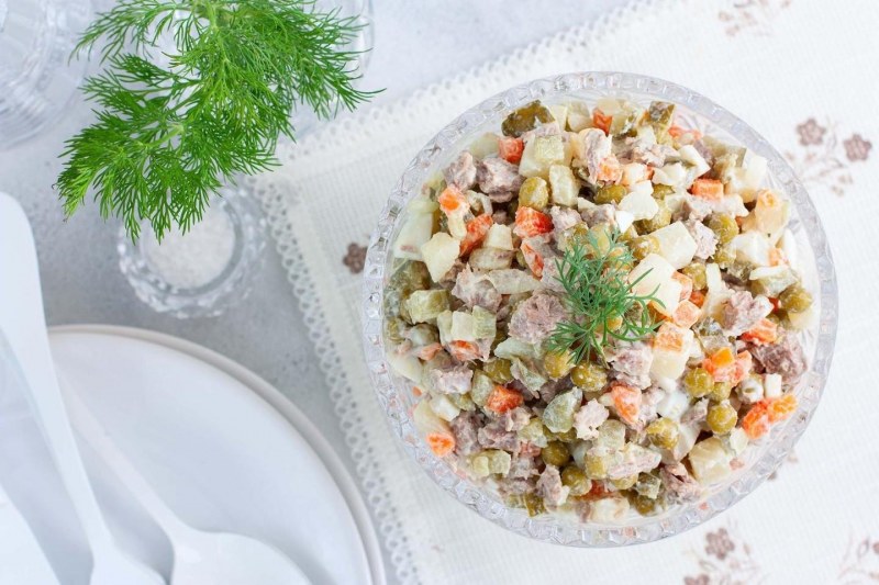 Салат русский классический