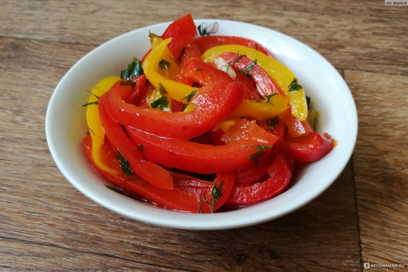 Консервация болгарского перца