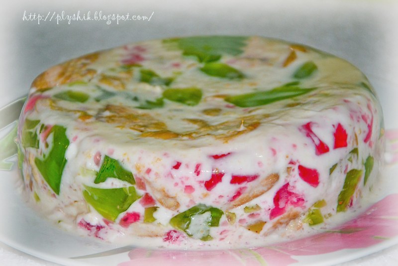 ЖЕЛЕЙНЫЙ торт с киви