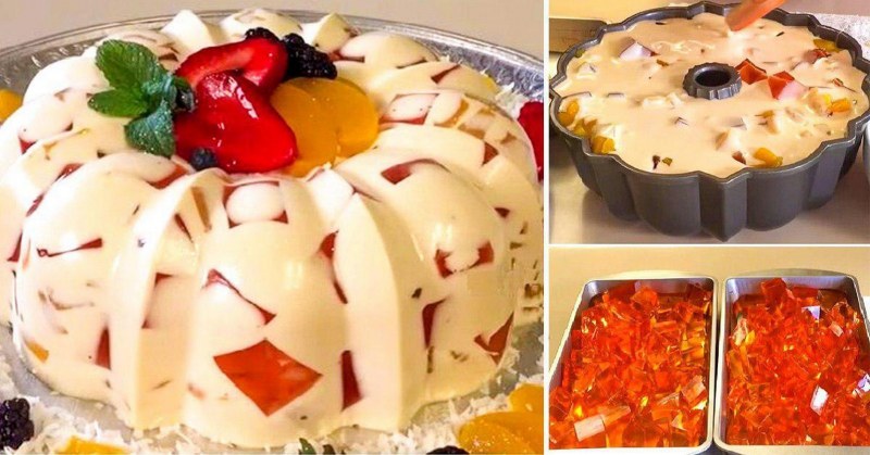 ЖЕЛЕЙНЫЙ торт с киви без выпечки