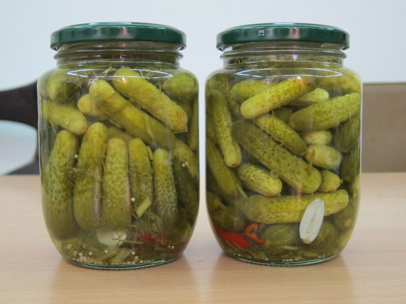Огурчики корнишоны маринованные
