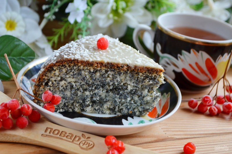 Маково Ореховый бисквит