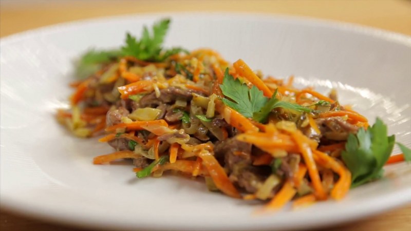 Обжорка с корейской морковкой