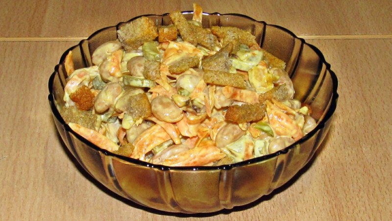 Салат Обжорка с печенью