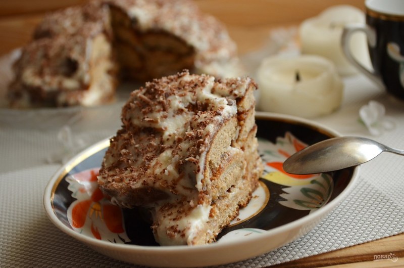 Торт из пряников и сметаны