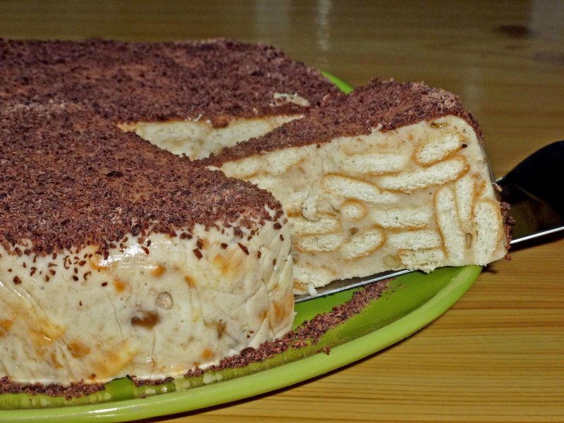 Торт из пряников и бананов