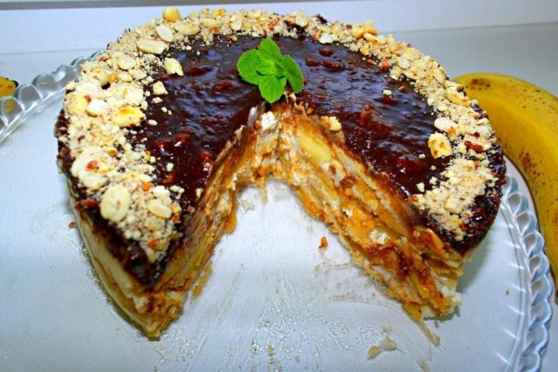 Торт из пряников крошки