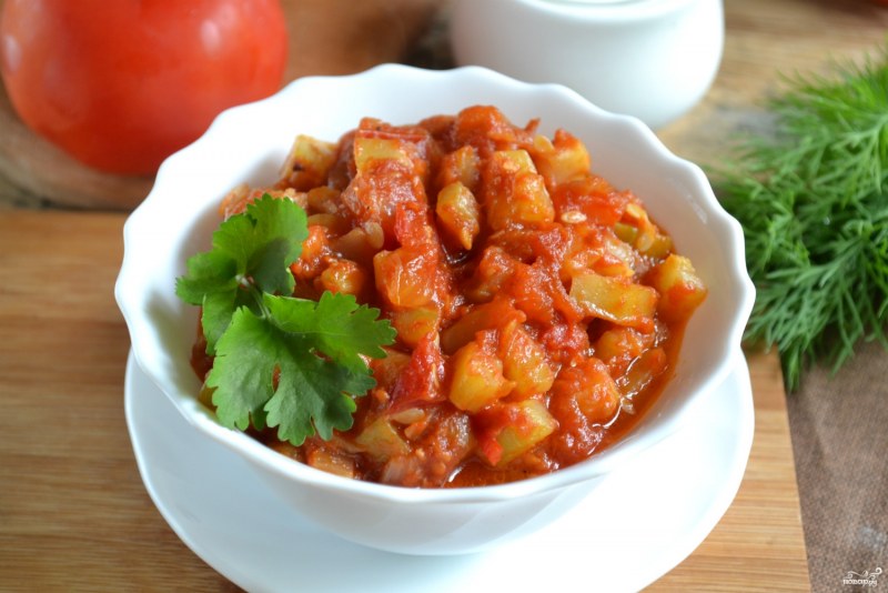 Рагу из кабачков