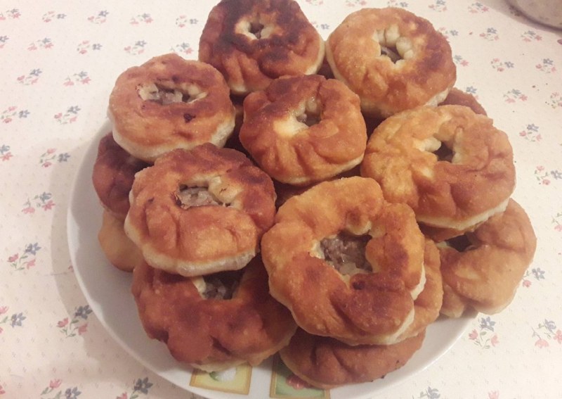 Лепка беляшей