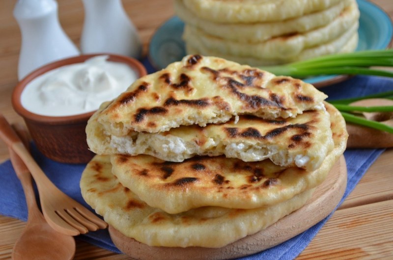 Ленивые хачапури с творогом
