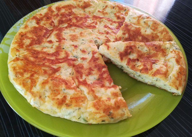 Сырные лепёшки на сковороде