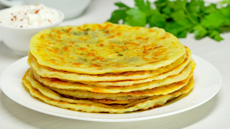 Лепешки манка мука