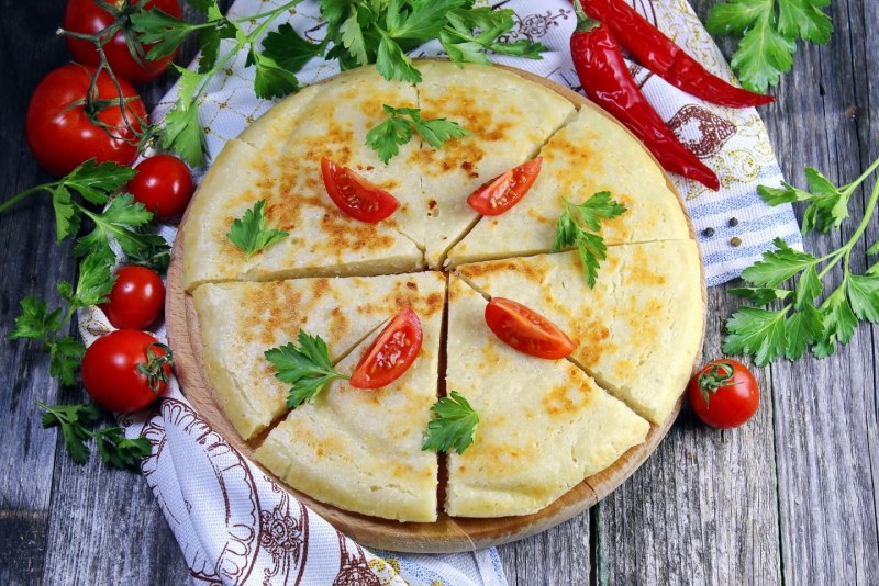 Ленивые хачапури (сырные лепешки)