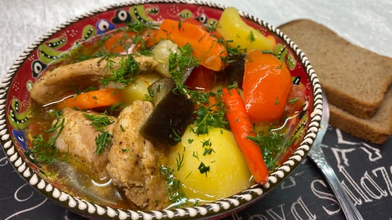 Хашлама с бараниной
