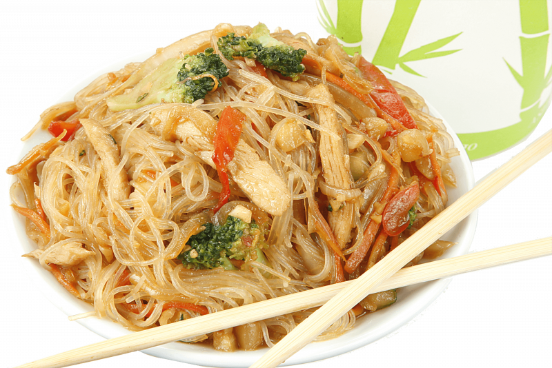 Фунчоза с куриной ножкой