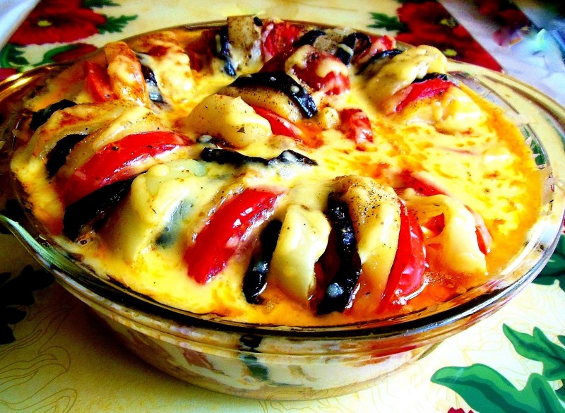 Запеканка с куриным филе
