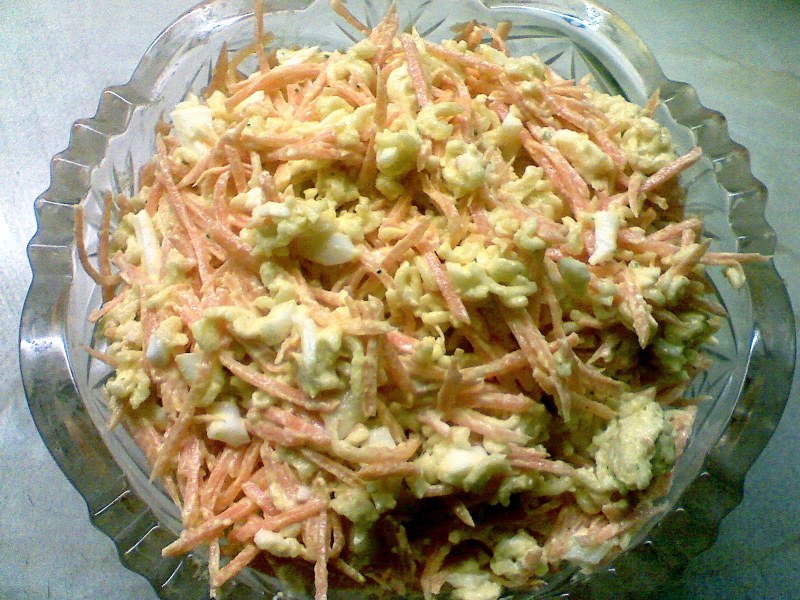 Салат с лапшой