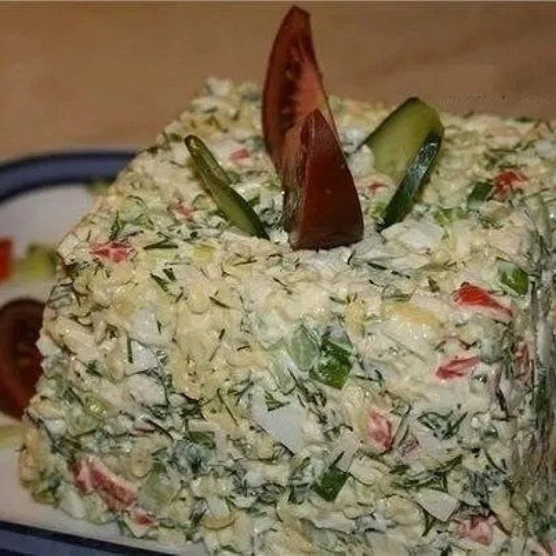 Салат из лапши Роллтон