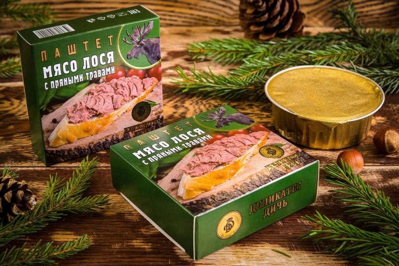 Паштет из мяса лося