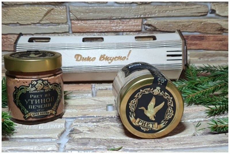 Деликатес дичь риет утиной печени