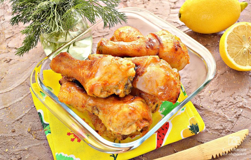 Курица в медово-апельсиновом соусе
