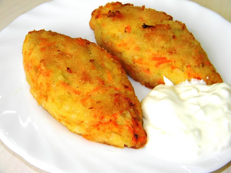 Котлеты капустные постные с манкой