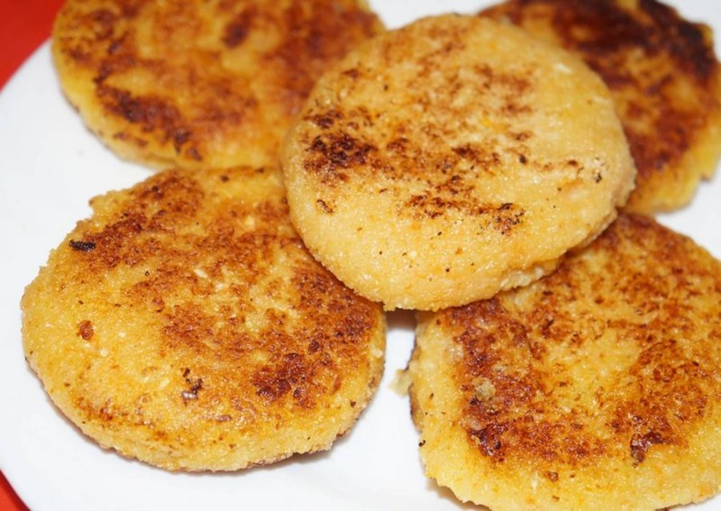 Капустные котлеты с манкой