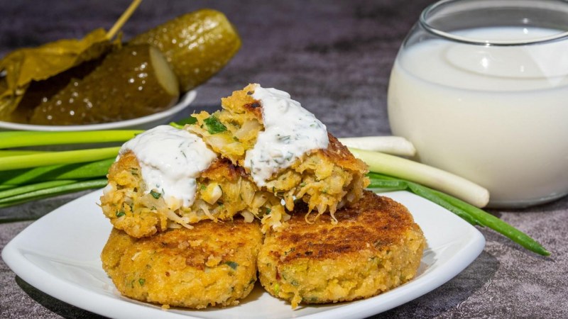 Капустно-картофельные котлеты