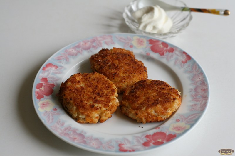 Капустные котлетки с манкой