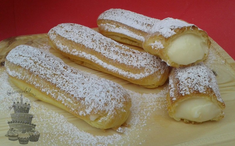 Эклеры с заварным кремом