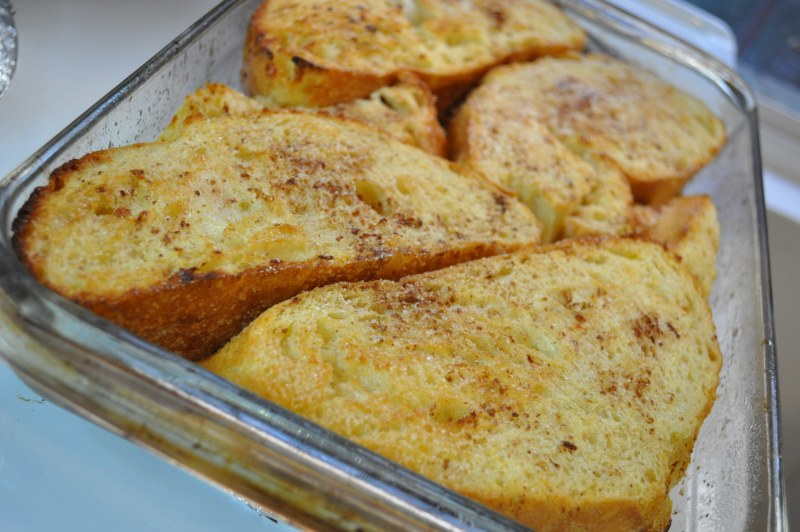 Гренки из белого хлеба
