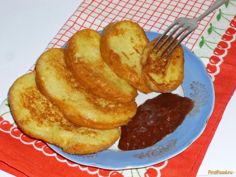 Гренки с яйцом