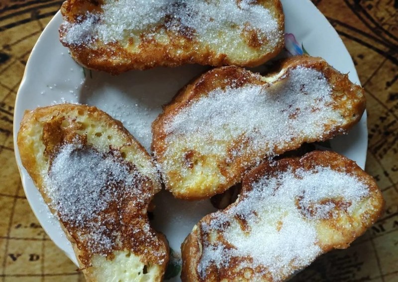 Сахарные гренки