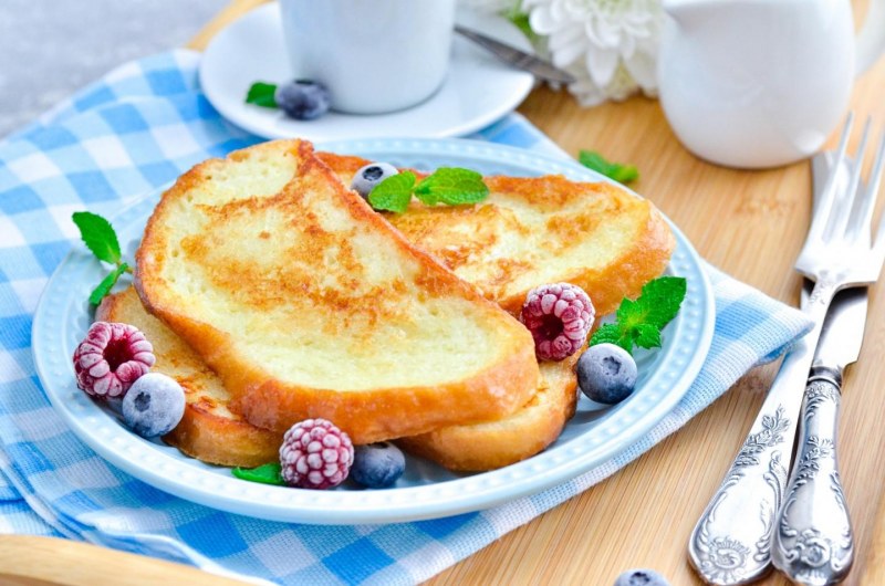 Гренки сладкие из батона