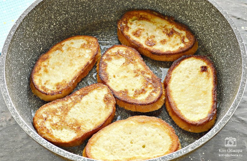 Гренки с яйцом