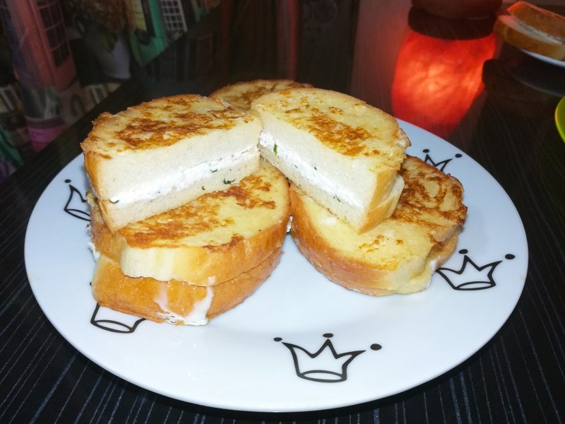 Гренки из батона с молоком