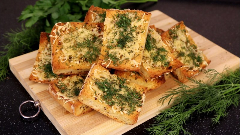 Гренки из багета