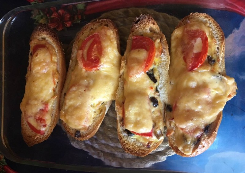 Мини багеты с начинкой