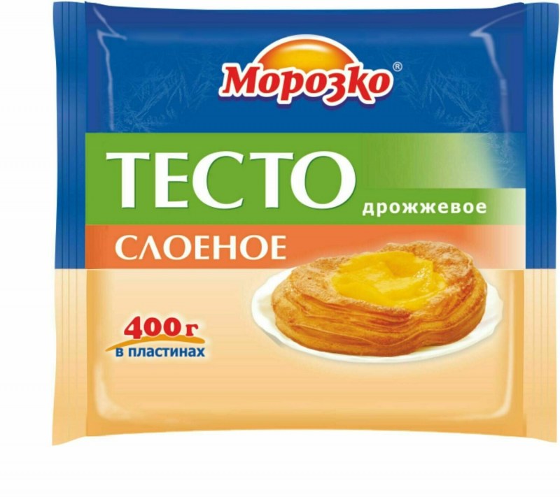 500г тесто слоеное Талосто