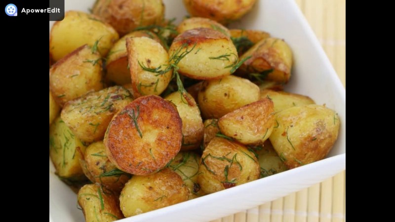Картошка с чесноком