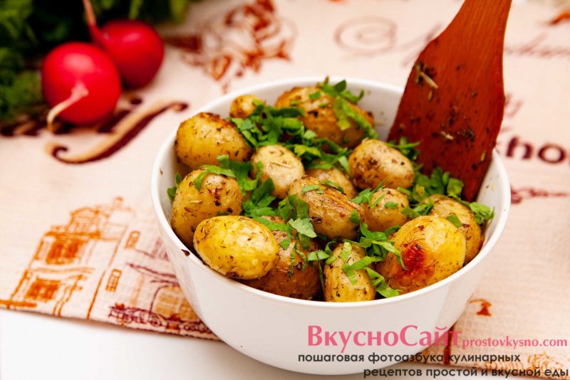 Картошка с маслом