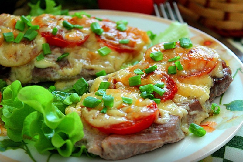 Свиной эскалоп с грибами