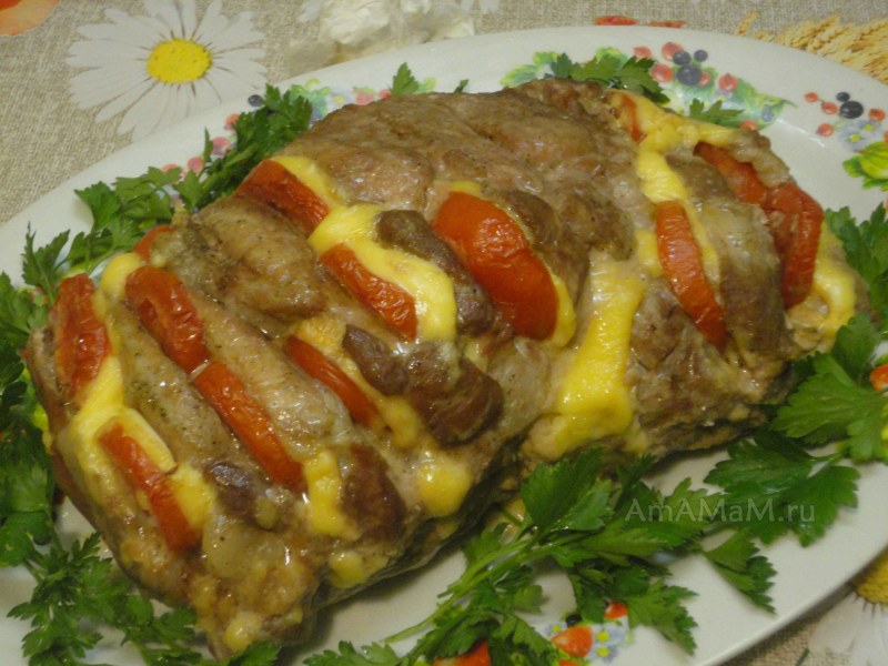Французские отбивные из свинины в духовке